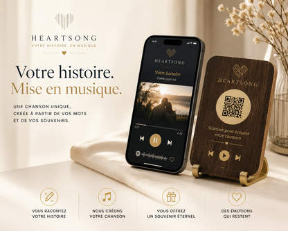 ❤️ HeartSong™ | Votre chanson personnalisée