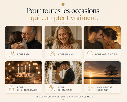 ❤️ HeartSong™ | Votre chanson personnalisée